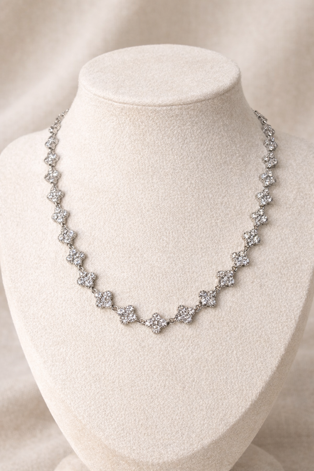 Zaya argenté - Collier